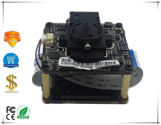 

WIFI Wireless IP HD Camera Module Board AP 720P 1280*720 25fps with Mini Lens Support Mini SD Card CMS iCSee Network Audio