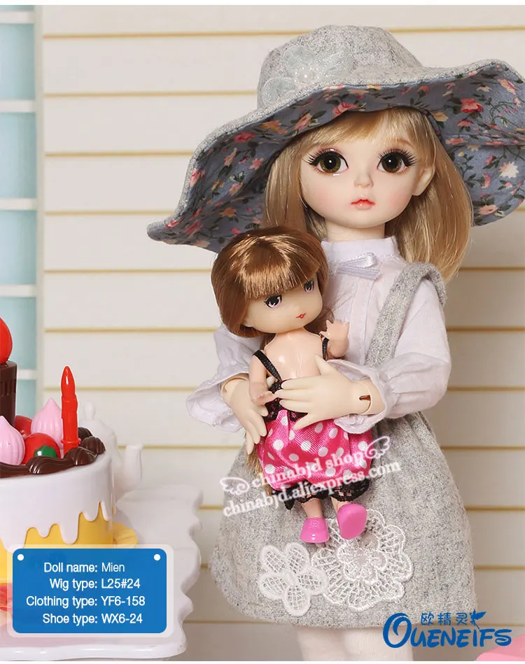 BJD SD кукольная одежда 1/6 платье костюм с небольшой и свежей литературной и художественной моделью для Imda YF6-158 аксессуары для кукол