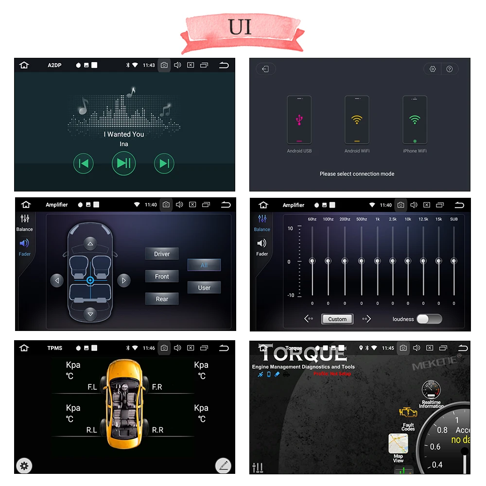 Excellent MEKEDE Car Multimedia player GPS Android 8.0 Car Radio 1 Din For BMW/E53/X5/E39 Canbus Rear View Camera Microphone USB DVR Wifi 42