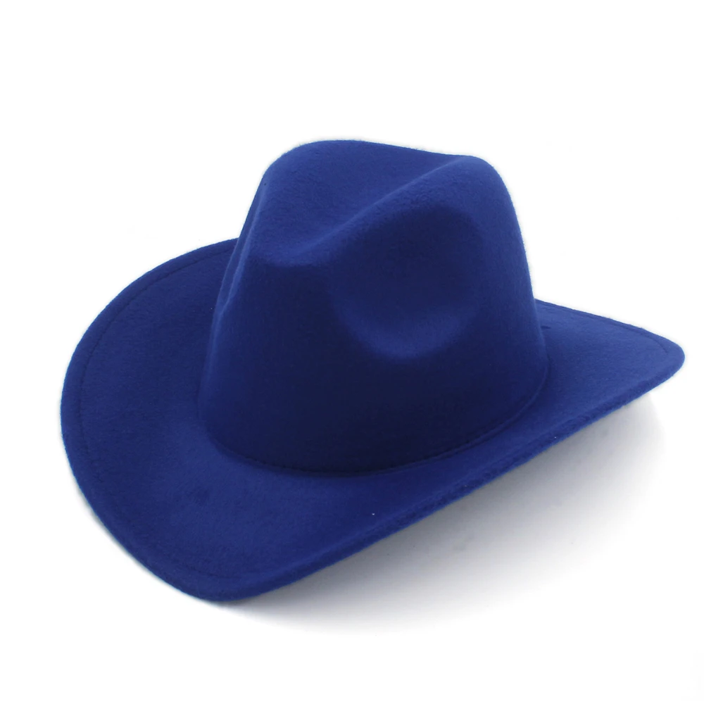 Шерсть осенне-зимняя детская фетровая ковбойская шляпа в западном стиле для девочек и мальчиков, ковбойская Кепка, джазовая кепка, шляпа от солнца, Toca Sombrero, кепка 12