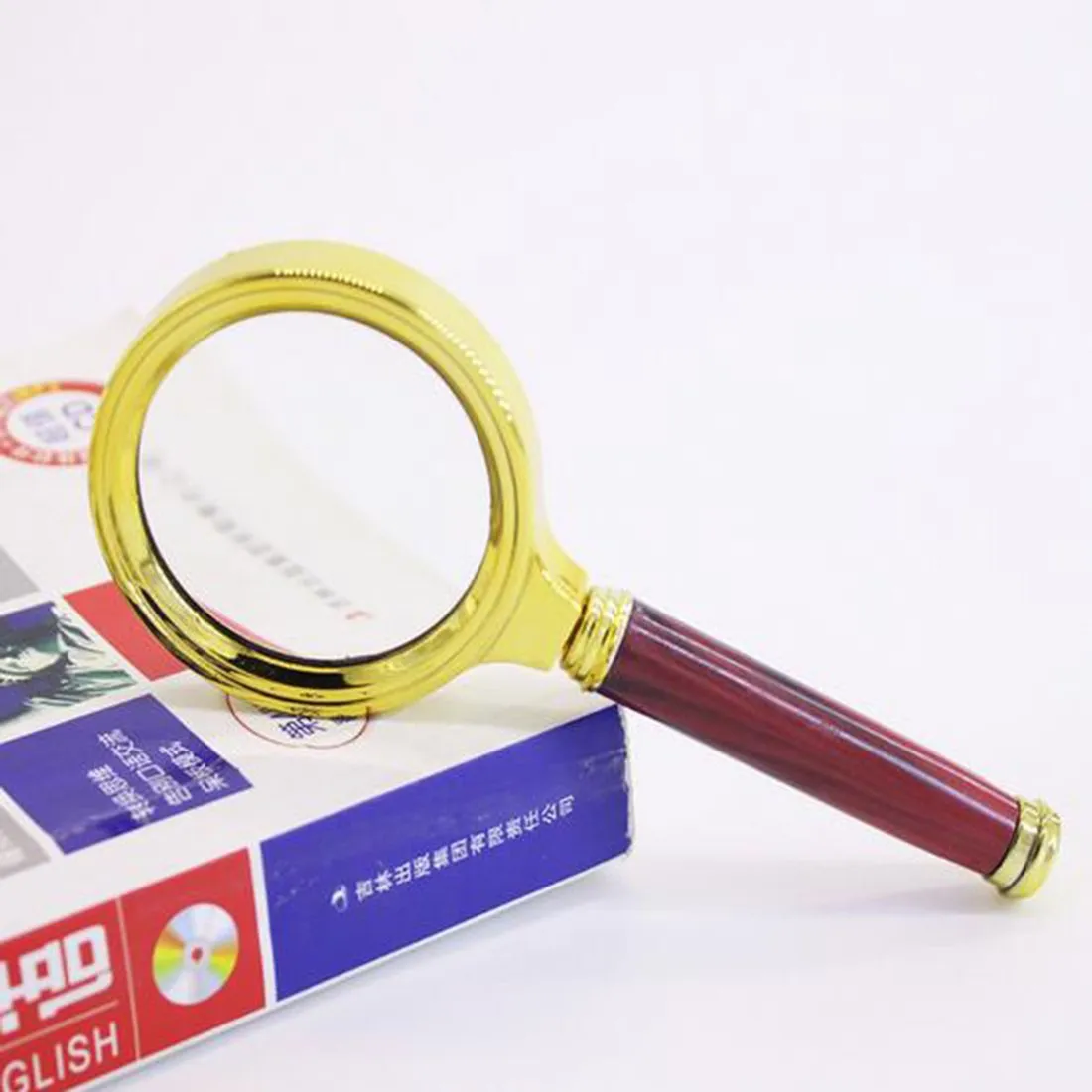 Горячая продажа очки с лупой складной мини карманный 5X 90 мм складные Ювелирные