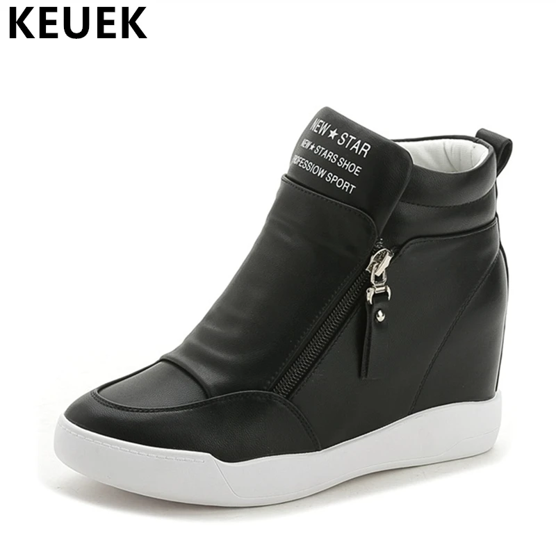 women's casual shoes with zipper