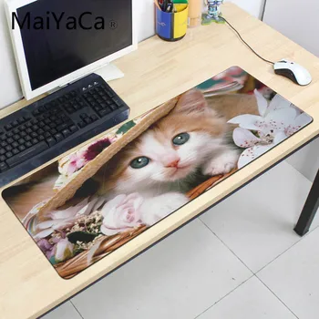 

MaiYaCa Owl Mouse Pad pad to Mouse Notbook Computer Mousepad Overlock Edge Big Gaming Padmouse Gamer to Laptop Mouse Mat For Cat
