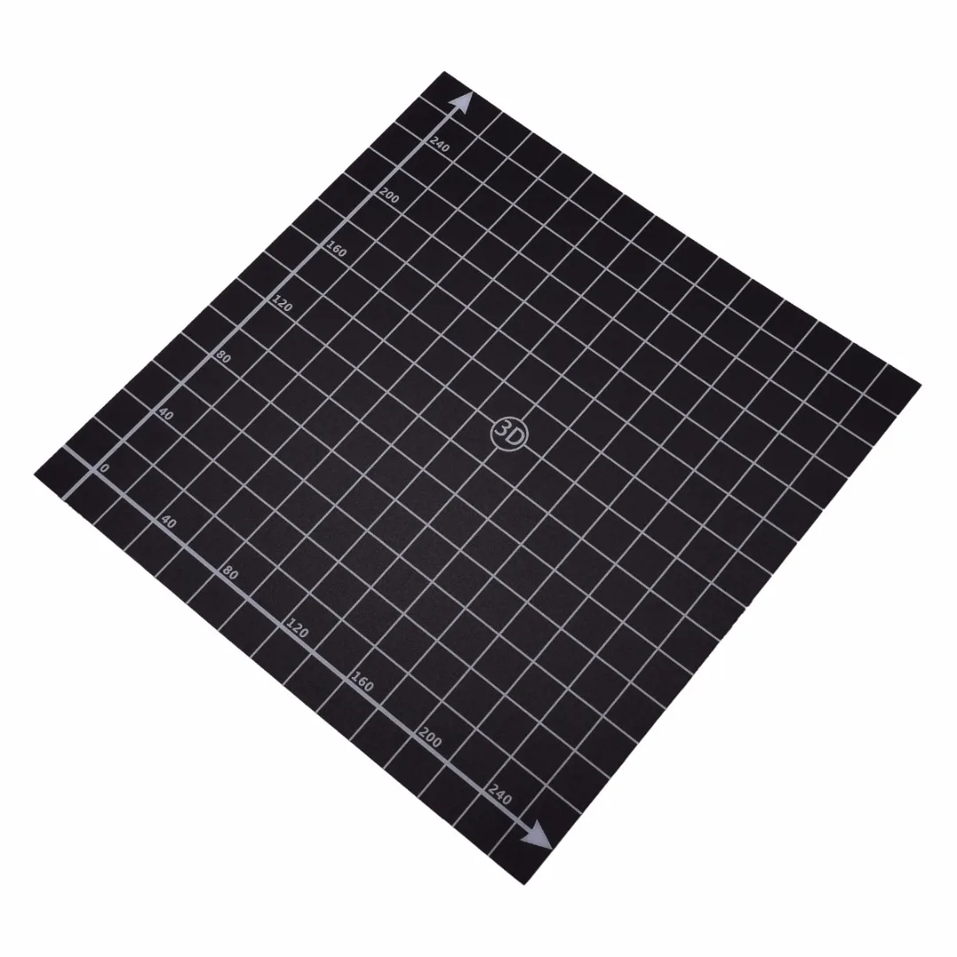 3D Printer Hot Bed Platform Sticker Reusable Coordinate With 1:1 Printed Hot Bed Surface Sticker For 3D Printer Accessories
