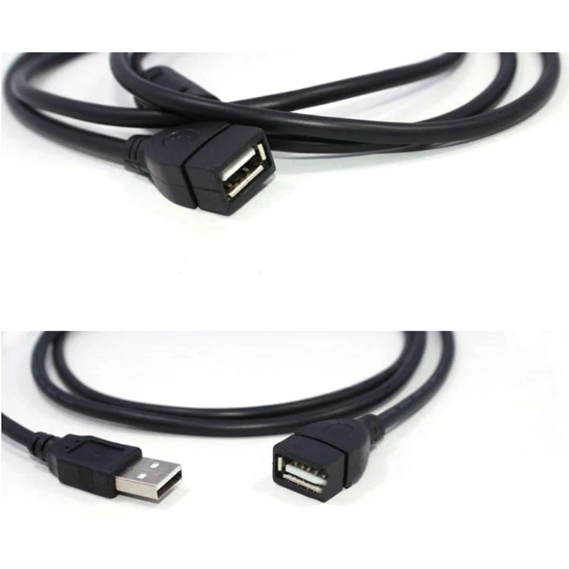 USB 2.0 الذكور إلى الإناث كابل يو اس بي 1.5 m 3 m 5 m موسع الحبل سلك البيانات فائقة السرعة تمديد كابل للكمبيوتر محمول لوحة المفاتيح