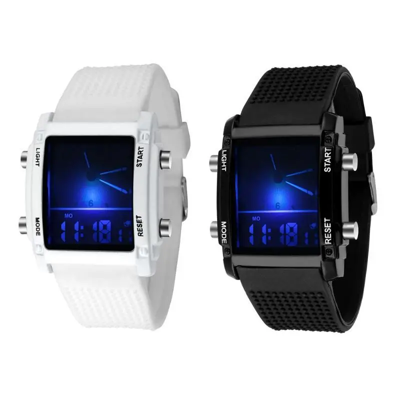

Waterproof LED Colorful Sports Watches Not for Swimming