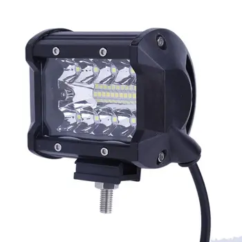

4 Inches 60W LED Strip Light Off-road Vehicle Car Three-row LED Work Fog Lights Car Work Light Fittings Auto Accessories