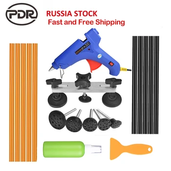 

PDR Tools For Dent Removal Paintless Dent Repair Tools Straighten The Dents Pulling Bridge Glue Gun Glue Sticks Tools Kit