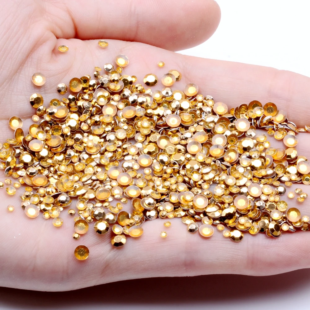 

10g/Set 2-4mm Gold/Copper/Silver Nail Art Studs Aluminum Nail Rhinestones Beads Decal Tips Stickers For DIY Manicure Decorations