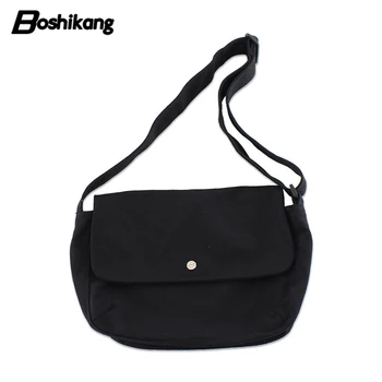 

Boshikang New Arrival Fashion Messenger Bag for Mens Women High Quality Canvas School Bag Small Shoulder Bag College Student