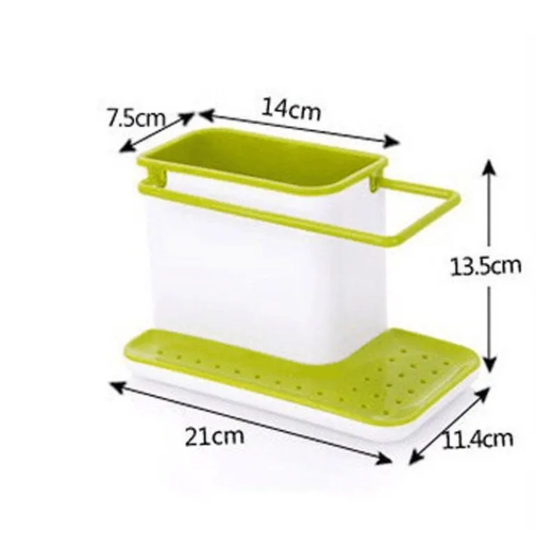 جديد البلاستيك رفوف متعددة الوظائف المطبخ تخزين اكسسوارات المنظم التشطيب الجرف الحمام الإسفنج النظيفة الاكسسوارات
