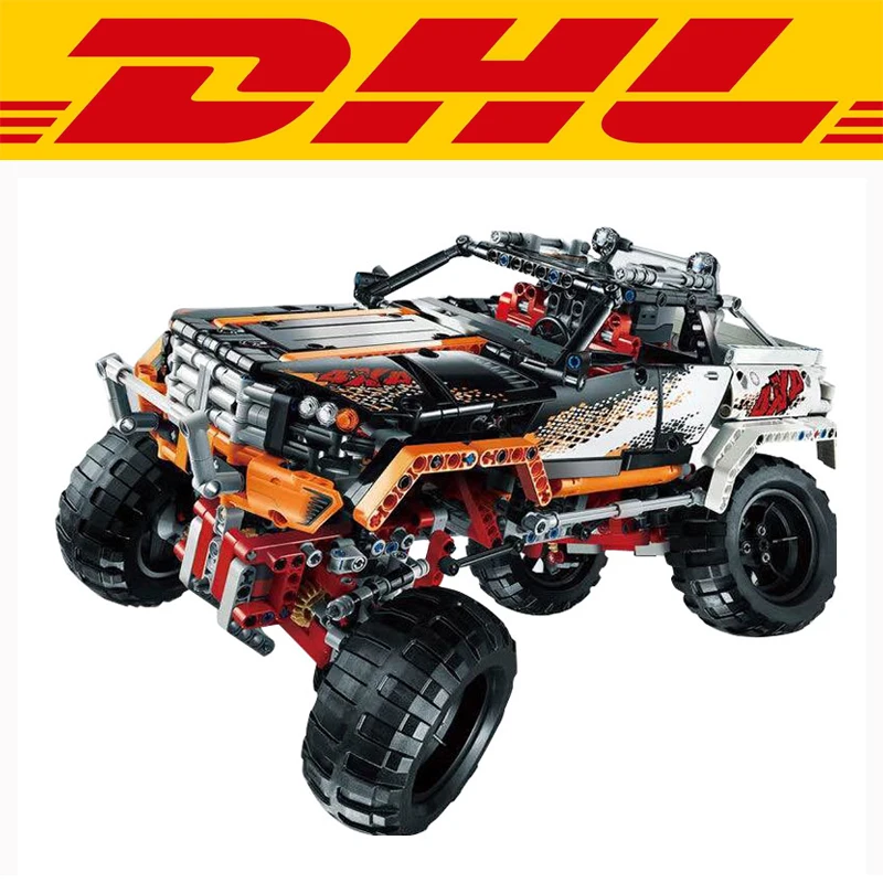 

2017 New LEPIN 20014 1386Pcs Technic Series 4X4 Crawler Vehicles Model Building Kits Blocks Bricks Toys For Children Gift 9398