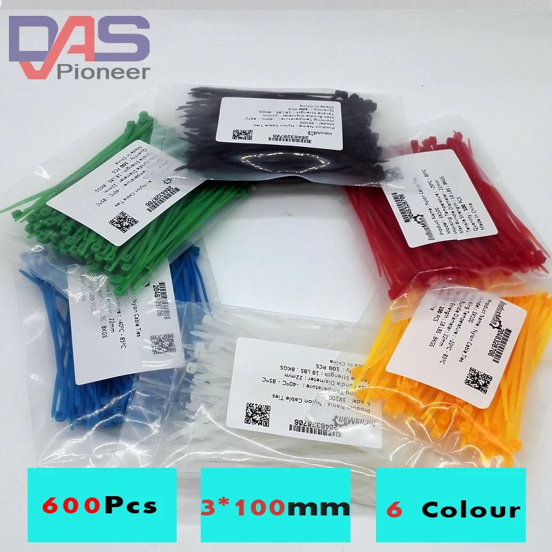 

3.8 inch 2x100mm nylon cable tie zip tie ,