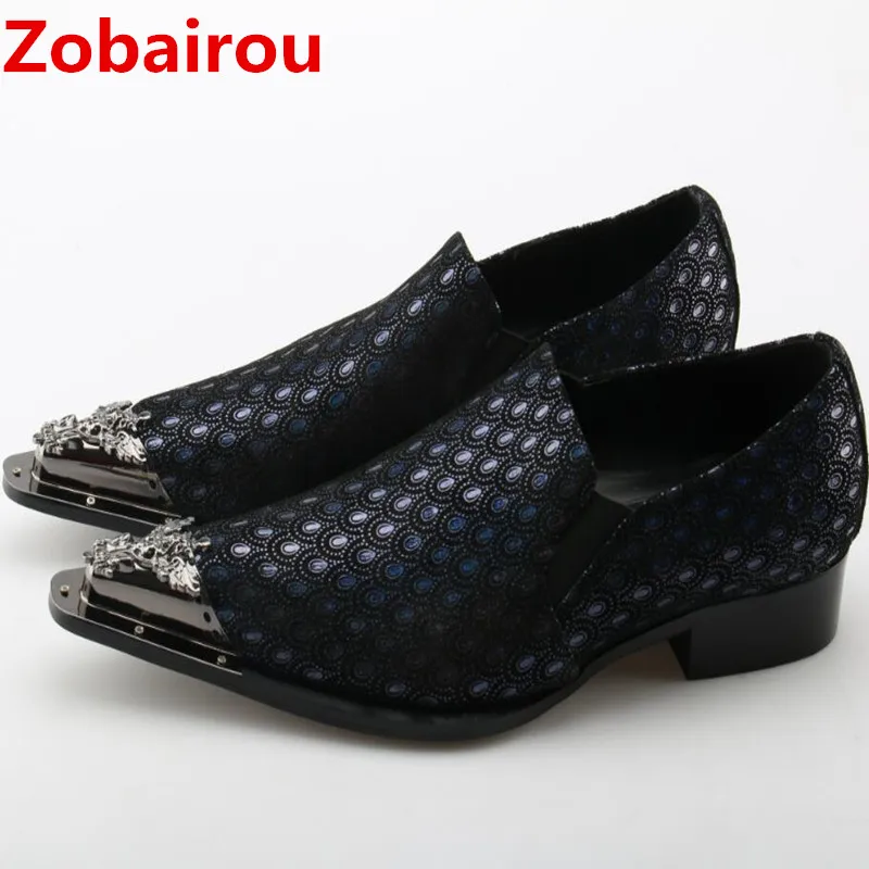 Zobairou Для мужчин обувь люксовый бренд Для мужчин S официальная обувь натуральная кожа итальянская обувь Для мужчин Лоферы торжественное платье Оксфорд обувь для Для мужчин