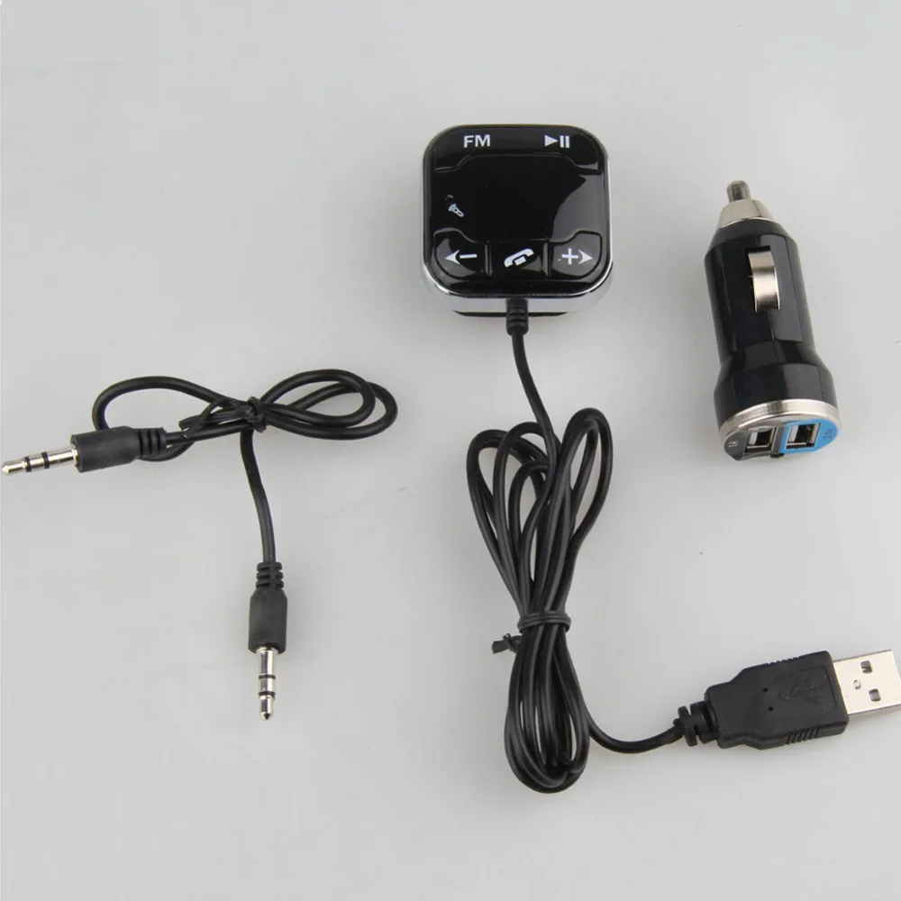 Fm-передатчик модулятор Встроенный микрофон поддерживает USB диск 3,5 мм аудио линия Bluetooth модуль Автомобильный MP3-плеер