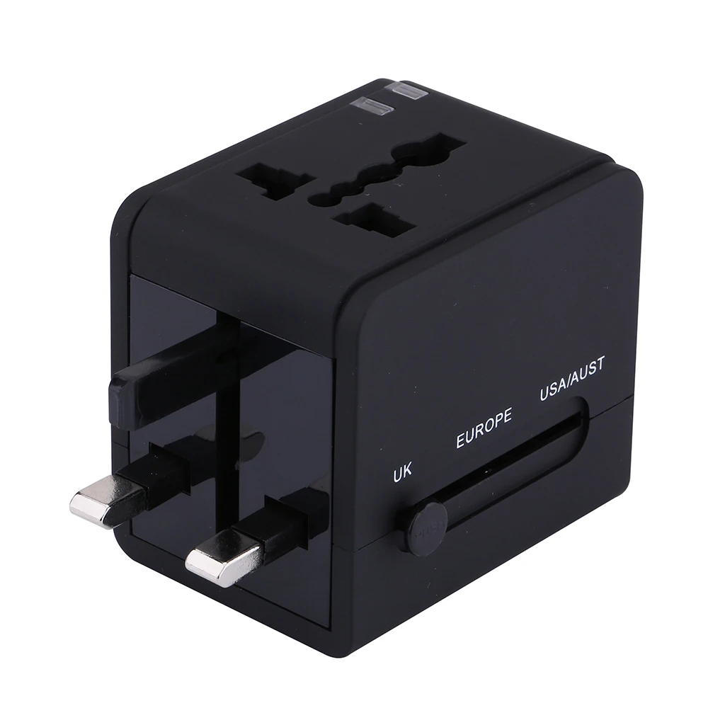 Универсальный 2.1A USB Порты и разъёмы AC World Travel Зарядное устройство адаптер