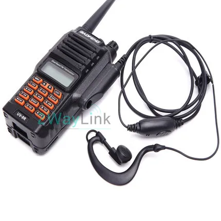 Baofeng UV-9R 9R плюс BF-9700 A58 GT-3WP UV-5R WP рация гарнитура акустическая Воздушная трубка наушник для двухстороннего радио Baofeng