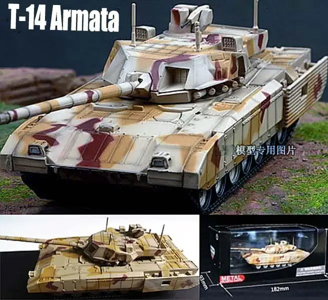 

Russia T-14 Armata MBT desert camouflage 1/72 tank Panzerkampf model diecast