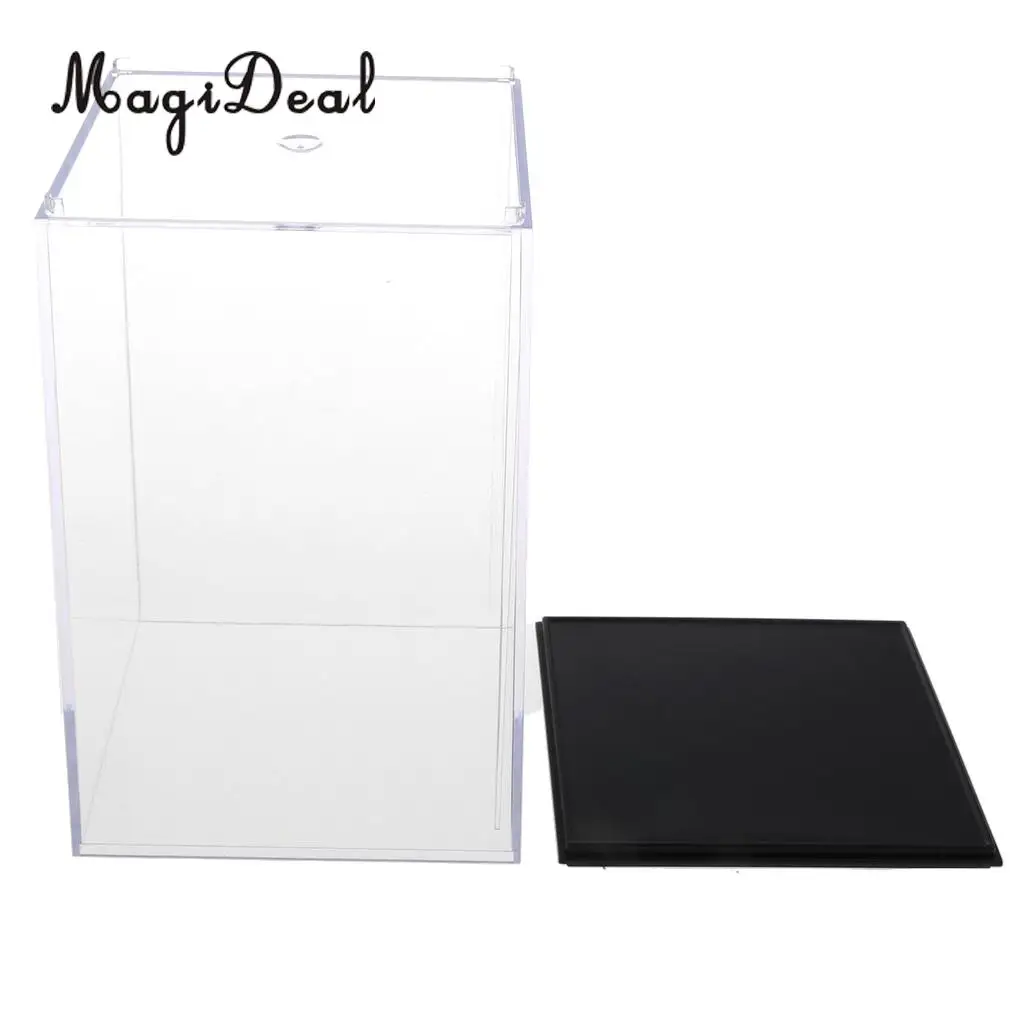 10x10x14cm Acrylic Model Display Case Dustproof Protection Display Box for Model Action Figures Accessory