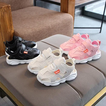 

2019 Summer Hot Sale Kids Sandals Unisex Mesh Children Sport Shoes Breathable Fashion Boys Girls Sandals Size 21-30