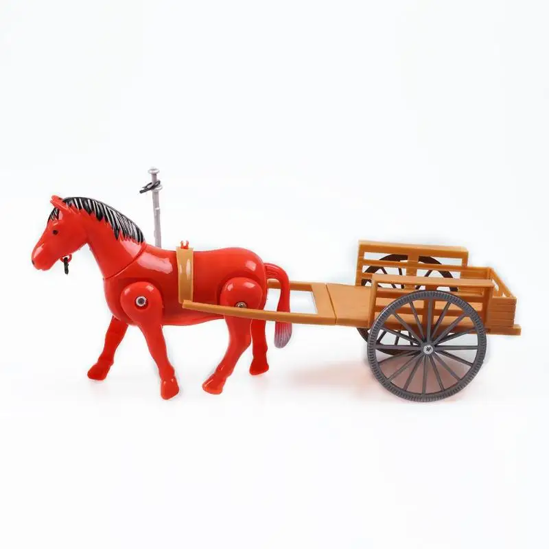 1 шт. электрическая маленькая лошадка нарисованная игрушка вагоны Детская