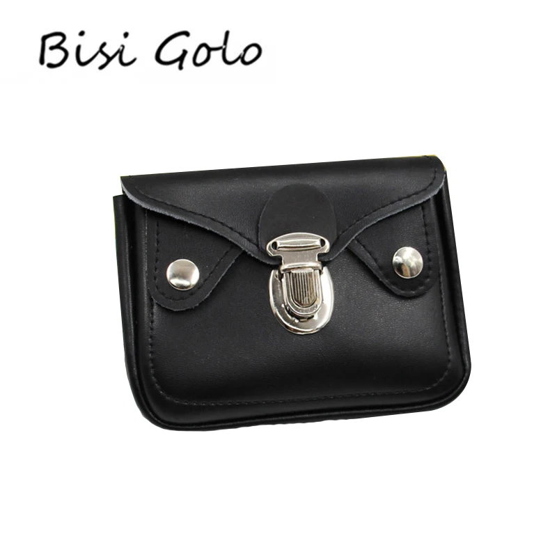 

BISI GORO Fashion Waist Bag Cow Leather Hasp Men Waist Bag Small Outdoor Travel Pouch Waist Wear Belt Pocket Fanny Waist Packs