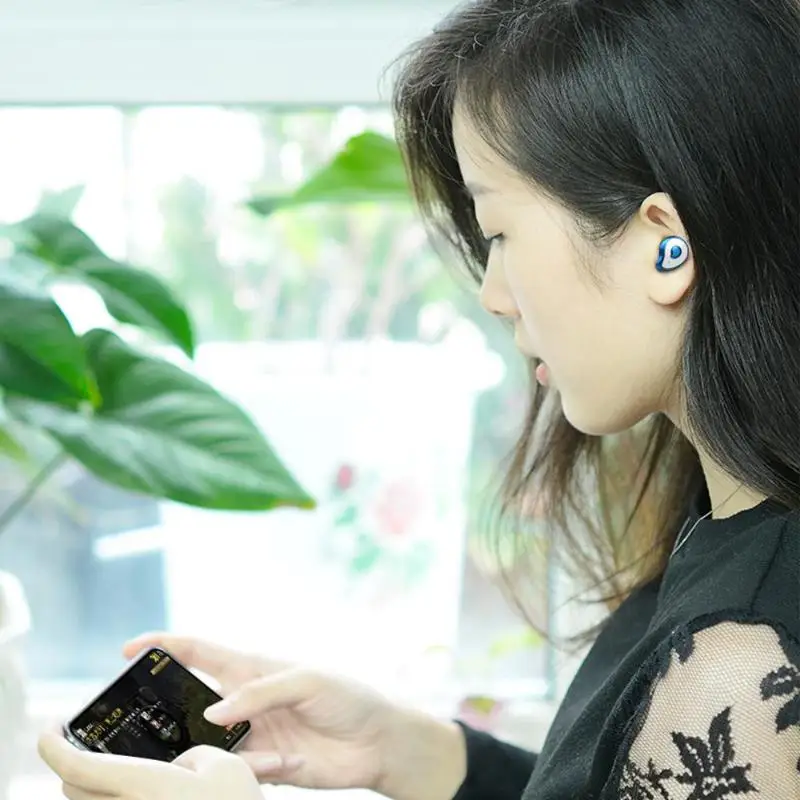 VODOOL SE6 мини наушники-вкладыши TWS с 5,0 Беспроводной Bluetooth наушники HiFi стерео спортивные наушники гарнитура с микрофоном для iOS Android телефон