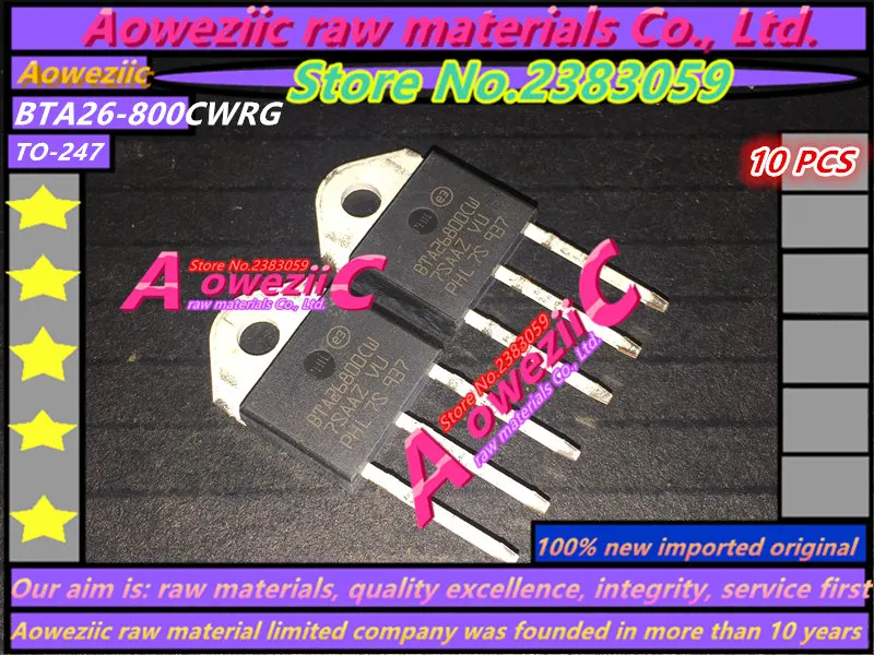 Aoweziic 100% новый импортный оригинальный BTA26800CW BTA26 800CW TO 247 двунаправленный Тиристор