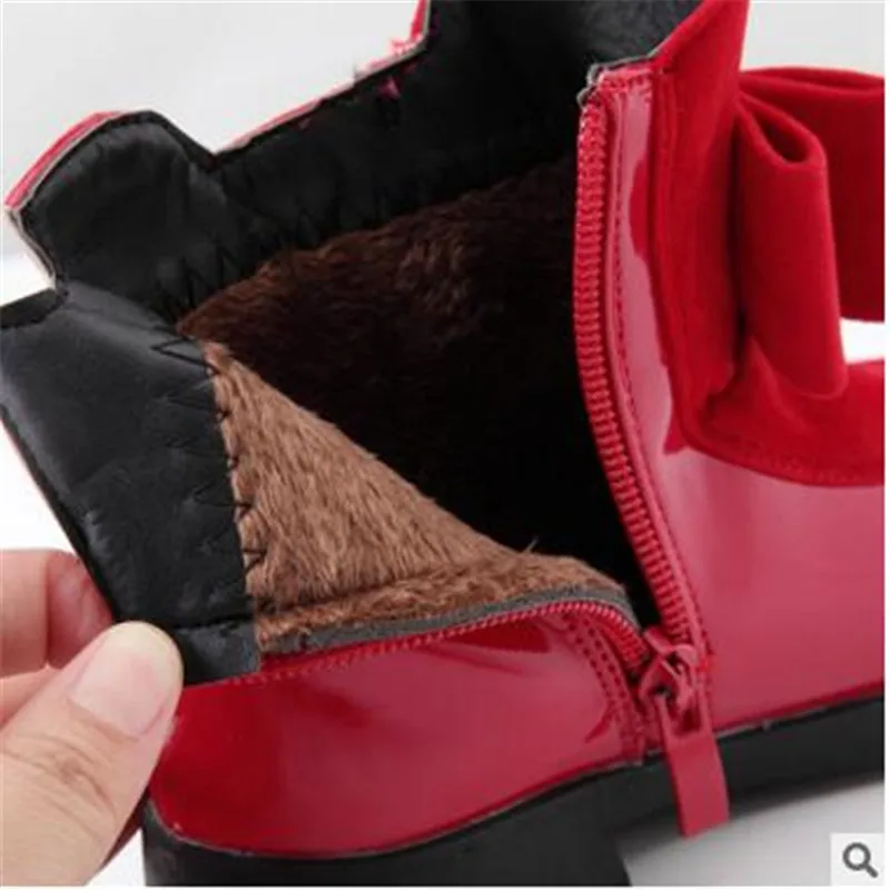 Ботинки с бантом в английском стиле на осень и зиму 2019|children shoes girls|autumn and winterwinter boots