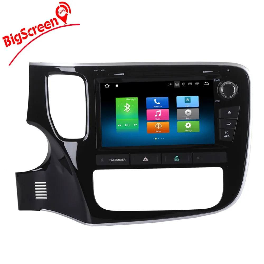 Clearance 8inch Newest Android 8.0 7. 1 Car DVD Player GPS Navigation For Misubishi Outlander 2014-2017 Radio Multimedia Satnav Headunit 3
