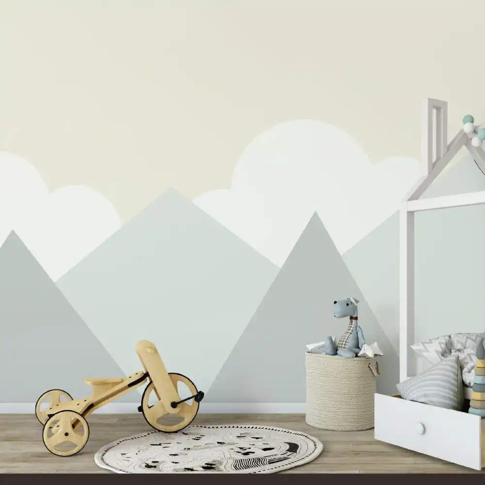 mountain themed baby nursery