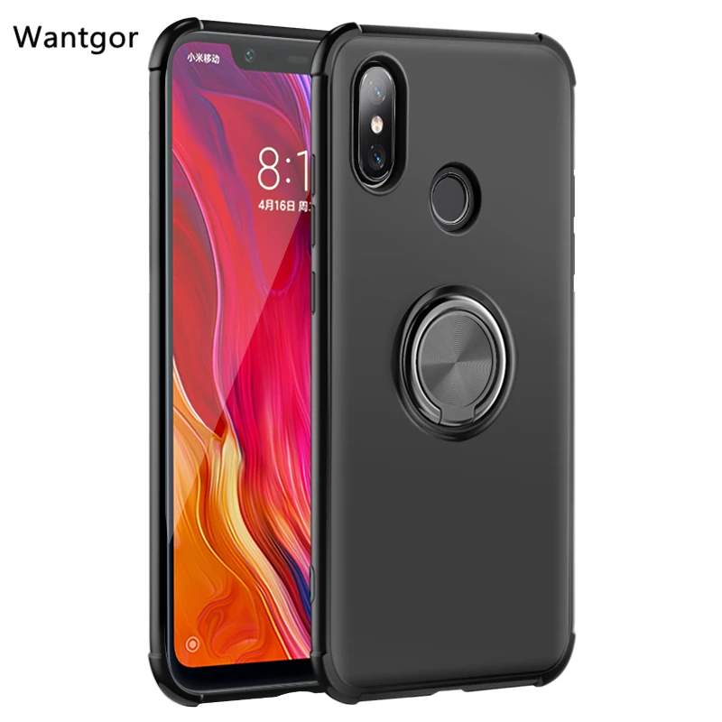 Магнитный чехол с кольцом для мобильного телефона Xiaomi Mi 6 6X Max 3 защитный 8 SE Pro Lite |