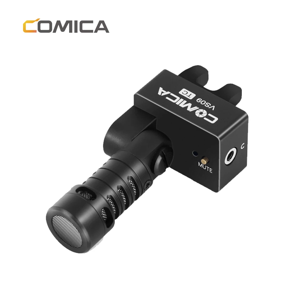 Comica CVM VS09 TC кардиоидный микрофон для смартфона с TYPE C разъемом Вращающийся