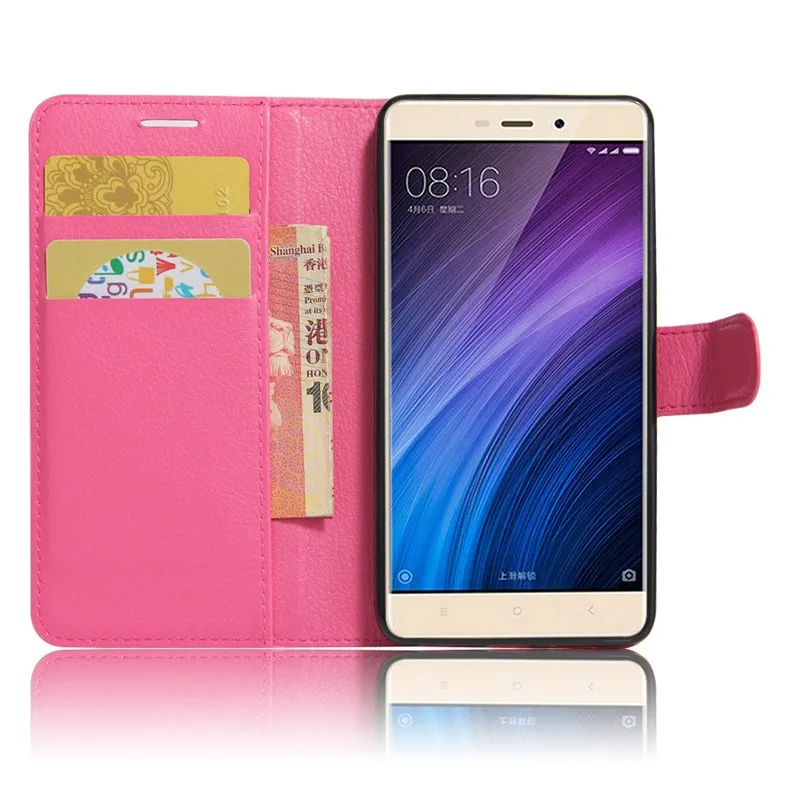 Чехол-книжка с бумажником для Xiaomi Redmi 4/4 Pro/4 Prime, кожаный чехол Xiami Xiomi Redmi 4 4Pro 4 Prime, чехол из ТПУ для телефона, Fundas Capas