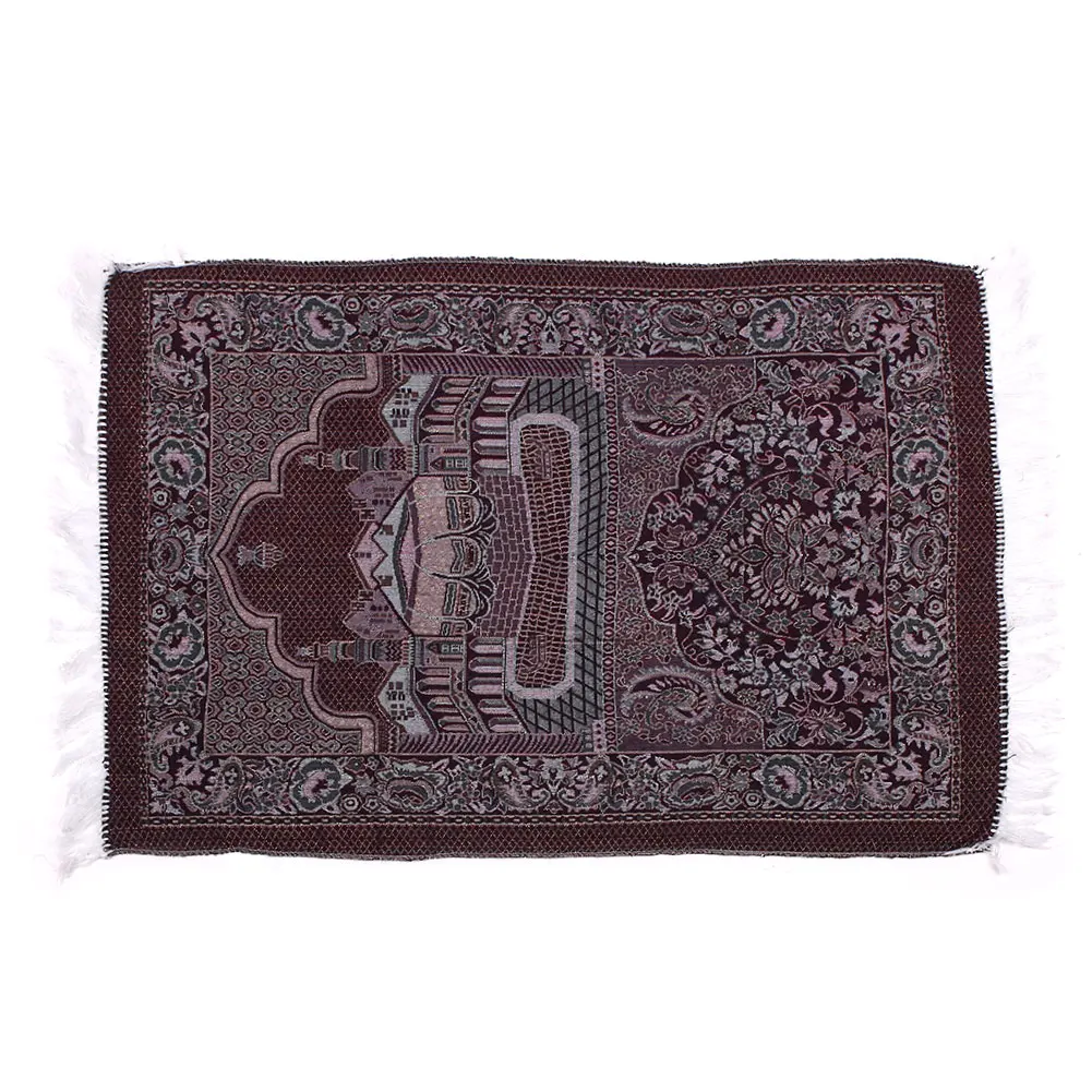 Muslim Prayer Rugs Velvet Thick Classic Islam Mat Multi Color Salat