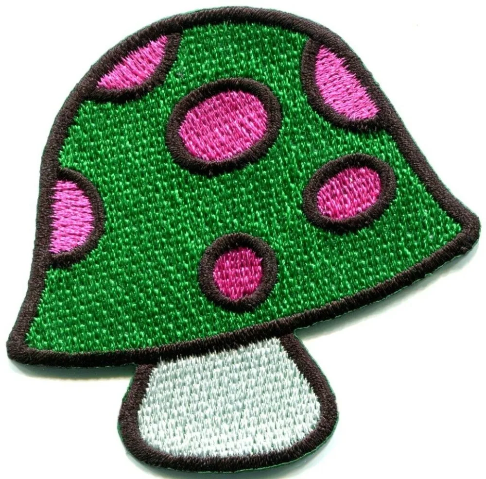 

Factory custom iron on embroidery patch For clothing Cartoon Hippie Peace Embroidered Iron On Applique Patch can be customized