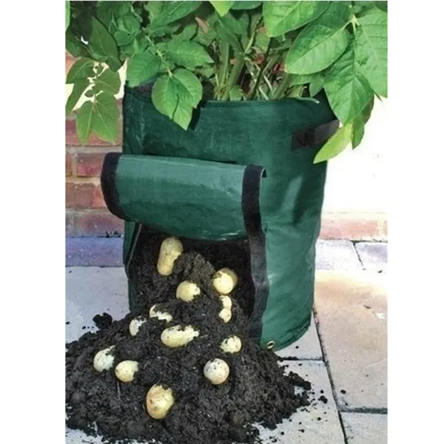 Vegetable Planting Bag Pe Bags Potato Cultivation Garden Vegetable Planting Bag Pe Bags Potato Cultivation Garden Pots Planters Grow Farm Home