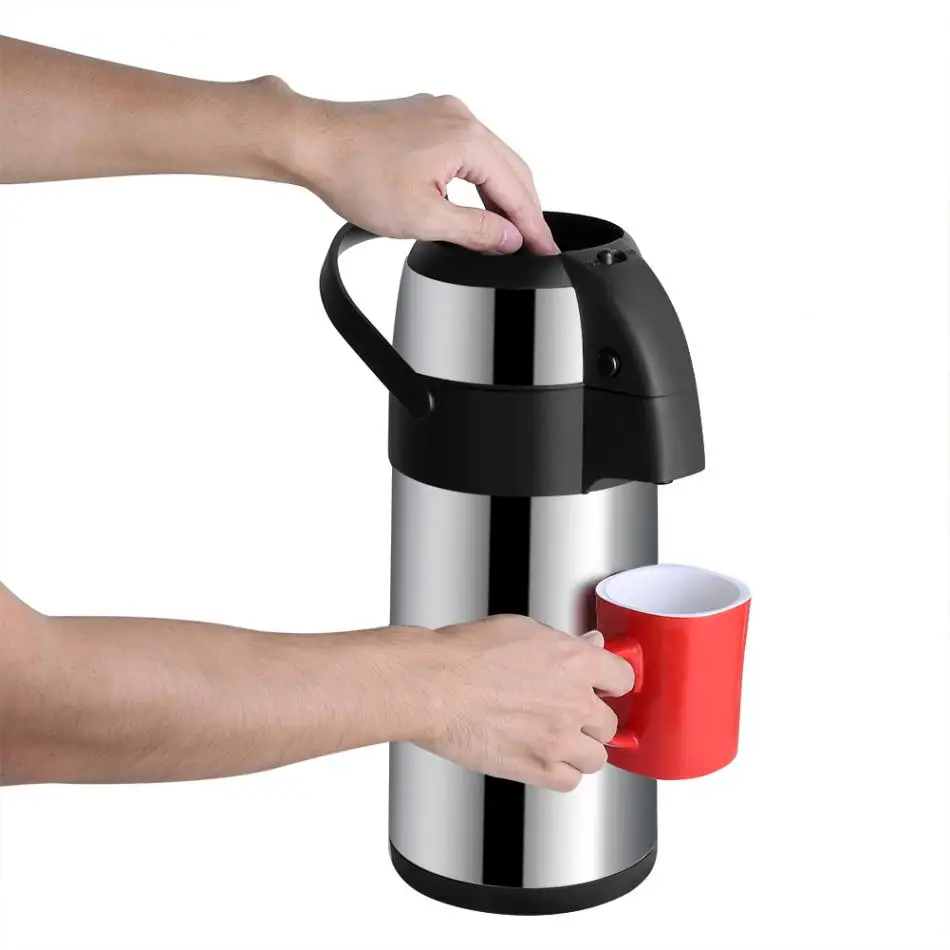 Us 48 87 32 Off 3l French Press Coffee Maker Stainless Steel Vacuum Insulated Airpot Dispenser With Pump Outdoor Pot In Pots Us 48 87 32 Off 3l French Press Coffee Maker Stainless Steel Vacuum Insulated Airpot Dispenser With Pump Outdoor Pot In Pots