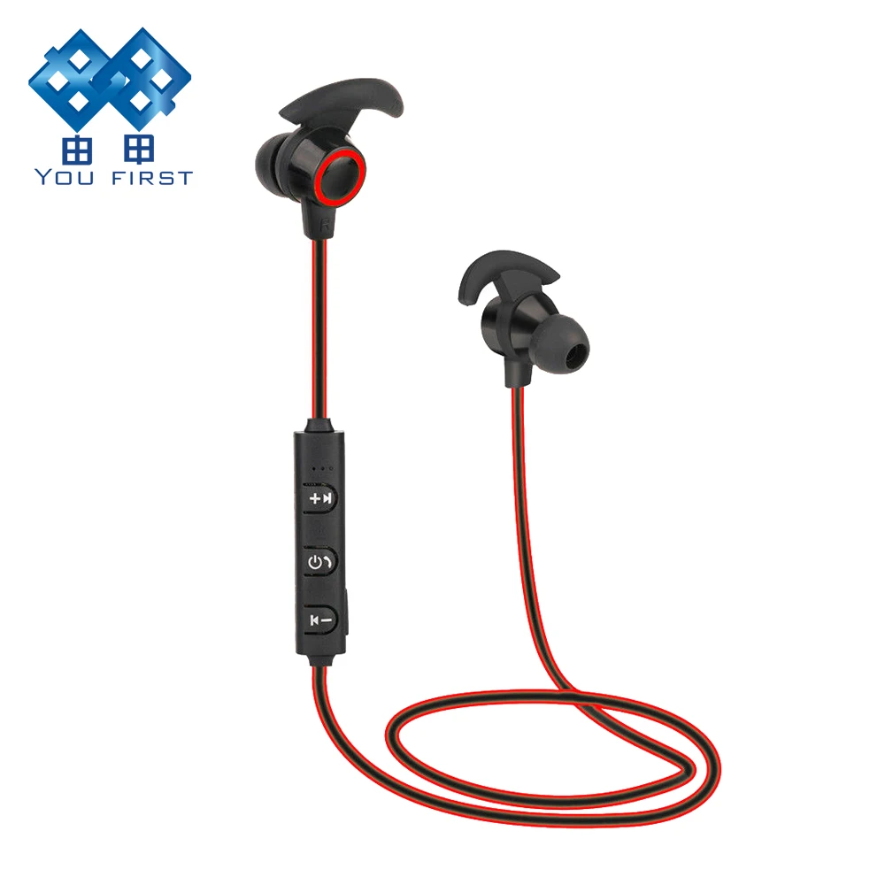 

YOU FIRST Earphones Wireless Bluetooth 4.1 Earphone Sport Stereo Microphone In Ear Noise Cancelling for Xiaomi iPhone 6 S 7 Plu