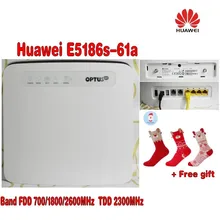 unlocked Huawei E5186 E5186s-61a 700/1800/2600MHz FDD 2300Mhz TDD wireless 4g 300M cpe wifi router PK B593 B890+4G Antenna