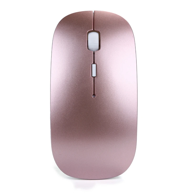 

ZGPAX Wireless Mouse 2.4 G Silent Portable Mouse for Notebook PC MAC Laptop Computer (Rose Gold,Silver) USB Receiver Mouse A30
