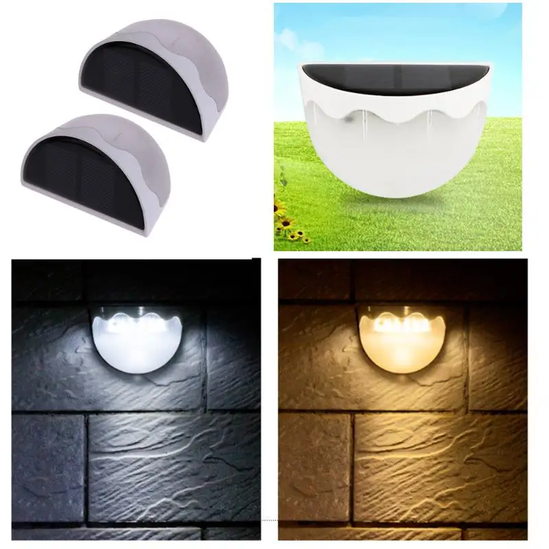 

6 LED Outdoor Solar Power Light Sensor Wall Light Waterproof Energy Saving Street Yard Pathway Home Garden Landscape Fence Wall