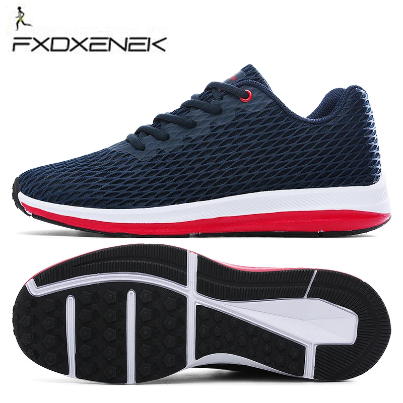 Breathable Outdoor Sport Shoes Men Mesh Light weight Running Shoes For