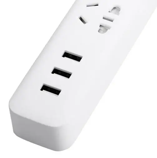 Оригинальный электронный удлинитель питания Xiaomi быстрая зарядка 3 USB + розетки