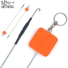 MNFT 2 шт. Высокоуглеродистая сталь рыболовные угря крючки с направляющей леской Барб рыболовные Крючки Catfish оборудование пансирование Belut