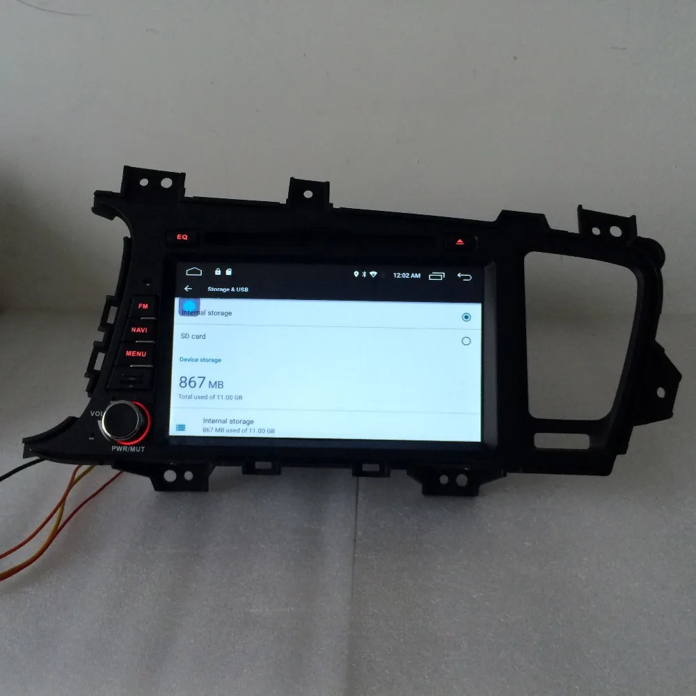 Sale 8" Android 8.1 for KIA K5 car dvd,gps navigation 4G,Wifi,BT,4 core,1080P,16G flash,1024 x 600,Russian,English 12