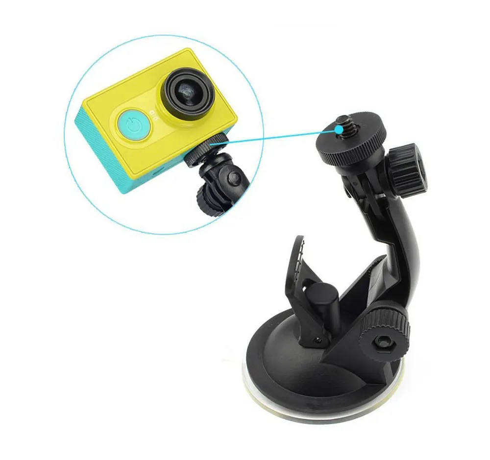 7CM Suction Cup for Gopro Hero 6 5 Black Hero 4 3 SJ4000 Xiaomi Yi 4K Mijia 4K H9 with Tripod Adapter Go Pro Accessory (3)