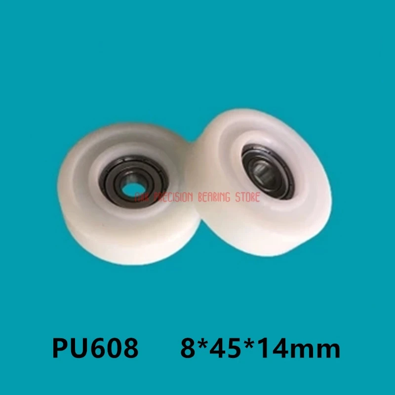 Пластиковый Подшипник Нейлон ролик колеса pulley10 шт. Пластик встроенный 608 шаровые