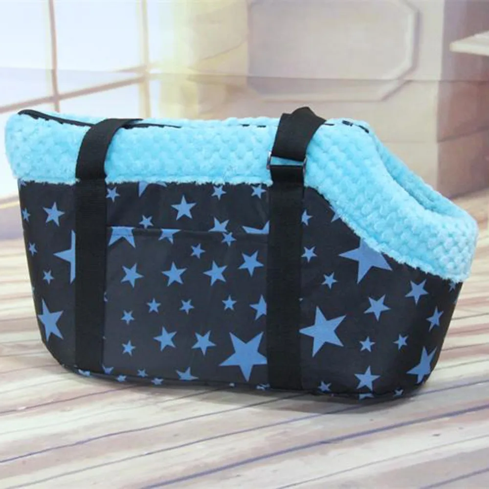 Pet Cats Carrier Bag Leopard Dots Printed Small Dog Bag Handbag Pet Carrier Travel Carrying Handbag