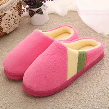 Winter Warm Slippers Thick Bottom Home-slippers Unisex Plush House Slippers Pantunflas Women Chinelo Feminino Pantoffels Dames